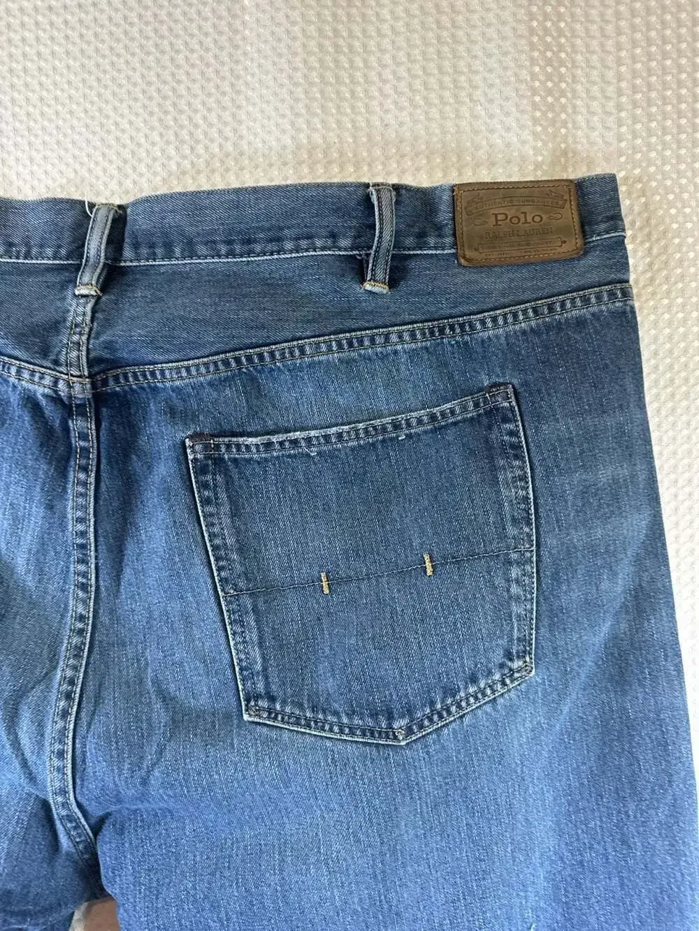 Vintage Polo Ralph Lauren 50B/32 Cutoff Denim Jeans Size 50x28